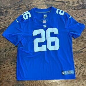 Men’s NFL NY Giants Seqon Barkley football 🏈 jersey size XL